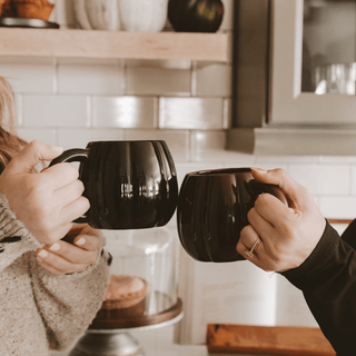Black Pumpkin 19oz. Figural Coffee Mug