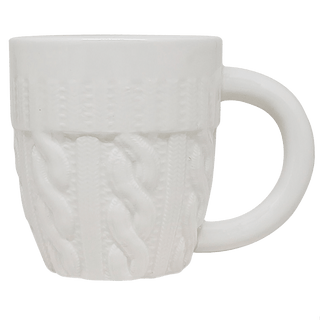 Cream Sweater 18oz. Figural Coffee Mug