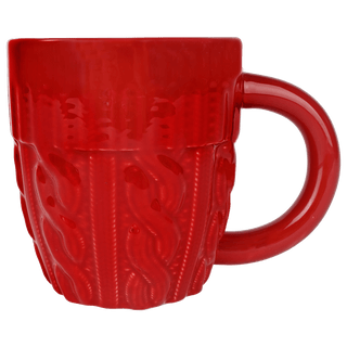 Red Sweater 18oz. Figural Coffee Mug