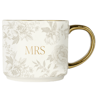 Mrs 14oz. Gold Handle Coffee Mug
