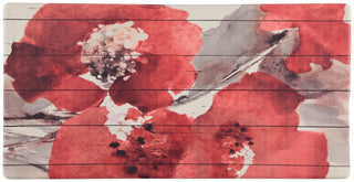 20"x39" Anti-Fatigue Floor Mat (Red Floral)