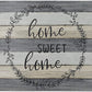Tapete de cozinha de espuma viscoelástica antifadiga de 20" x 55" Home Sweet Home 