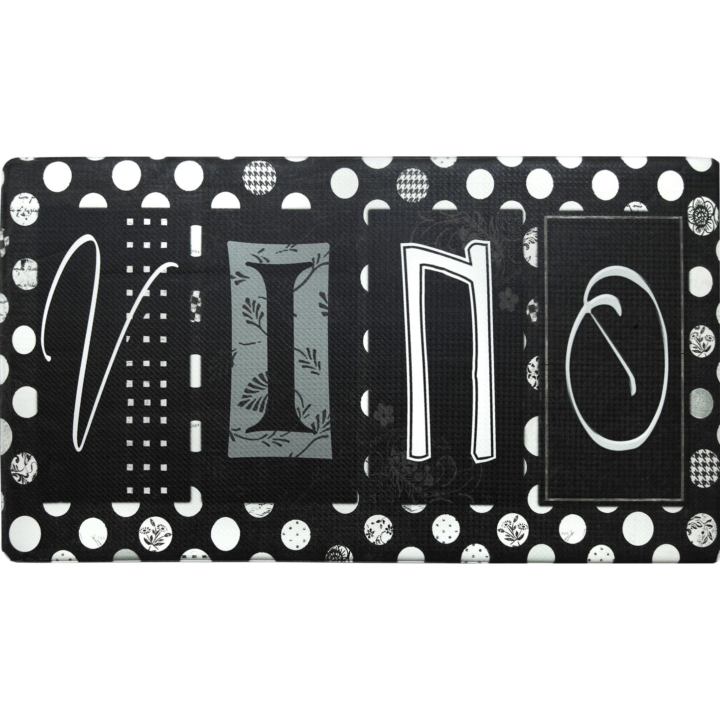 Tapete de cozinha grande antifadiga Feel at Ease de 20" x 36" (Vino)