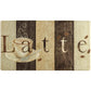Tapete de cozinha antifadiga Feel at Ease grande de 20" x 36" (placa Latte)