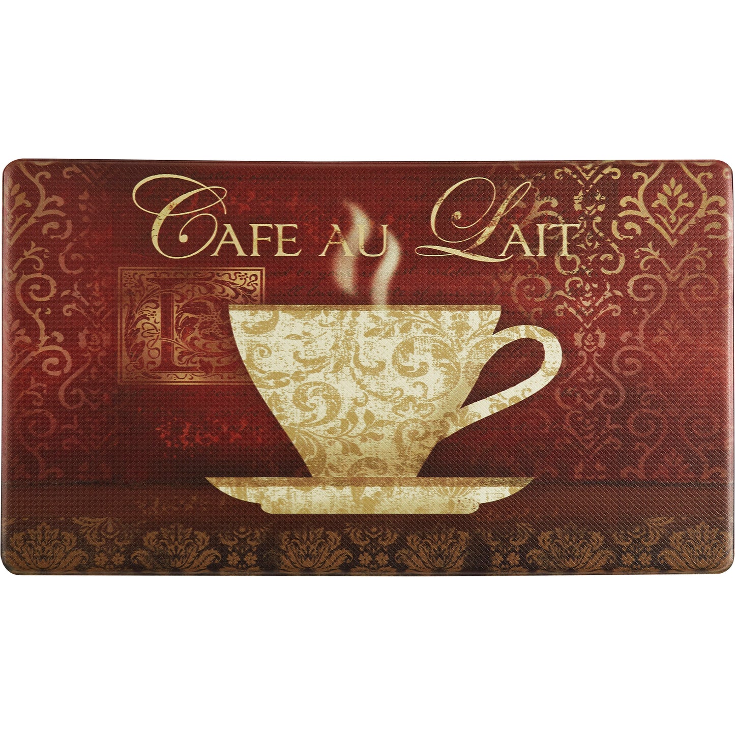 Tapete de cozinha grande antifadiga Feel at Ease de 20" x 36" (novo café)