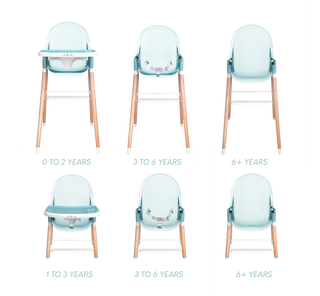 Children of Design 6 in 1 Deluxe High Chair