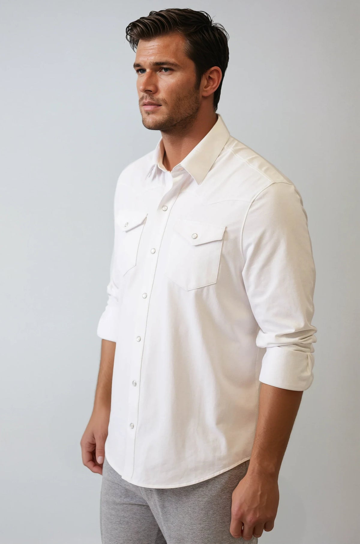Buki's Western Tech Shirt - White