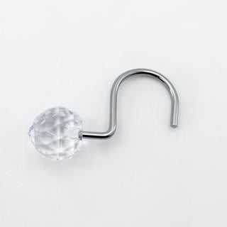 Conjunto de 12 ganchos para cortinas de chuveiro resistentes à ferrugem - 6 designs! 