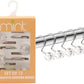 Conjunto de 12 ganchos para cortinas de chuveiro resistentes à ferrugem - 6 designs! 