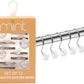 Conjunto de 12 ganchos para cortinas de chuveiro resistentes à ferrugem - 6 designs! 