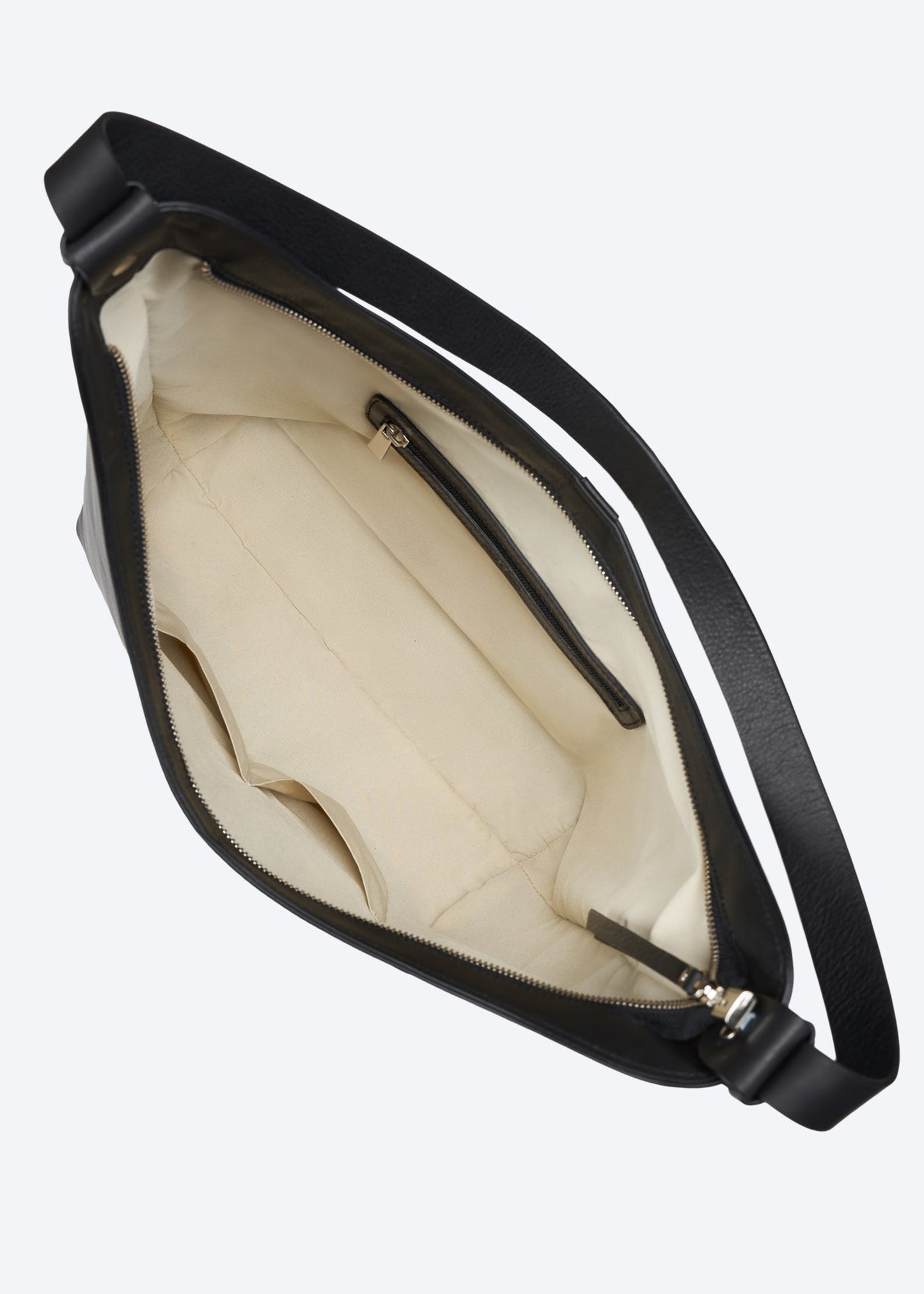 Bolsa transversal de couro Cyprien