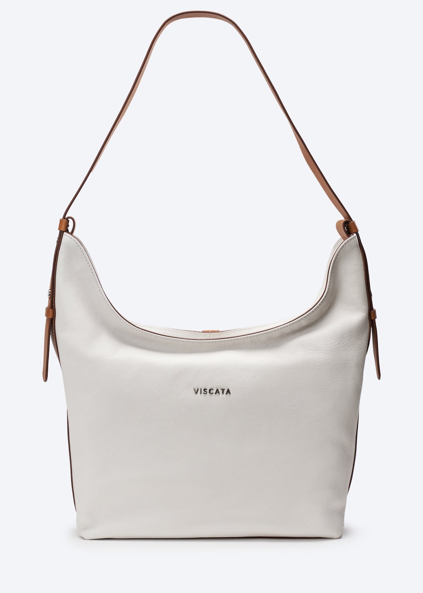 Bolsa transversal de couro Cyprien