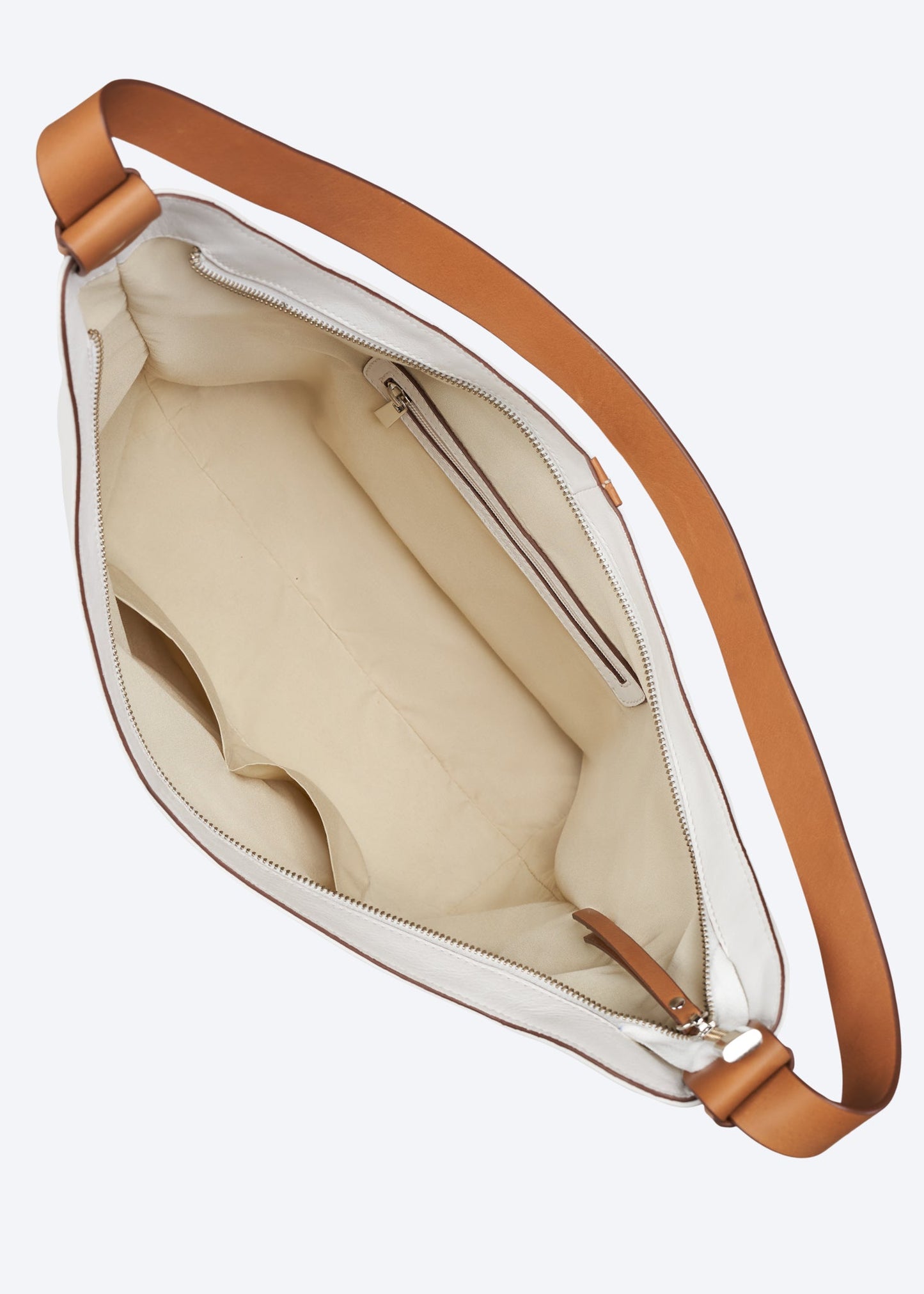 Bolsa transversal de couro Cyprien