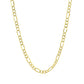 3.5mm 14k Yellow Gold Lite Figaro Chain