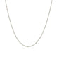 14k White Gold Diamond-Cut Bead Chain 1.2mm