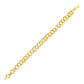 8.0 mm 14k Yellow Gold Lite Charm Bracelet