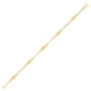 14k Yellow Gold Infinity Ankle Bracelet