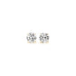 1 cttw Certified IGI Lab Grown Round Diamond Stud Earrings 14k Yellow Gold (G/VS2)