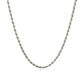 Sterling Silver 1.8mm Diamond Cut Rope Style Chain
