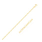 14k Yellow Gold Figaro Bracelet 1.5mm