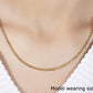 2.6mm 14k Yellow Gold Diamond Cut Cable Link Chain