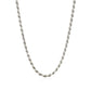 Sterling Silver 2.9mm Diamond Cut Rope Style Chain