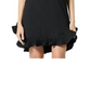 Vestido midi plissado Gracia feminino, preto, tamanho M