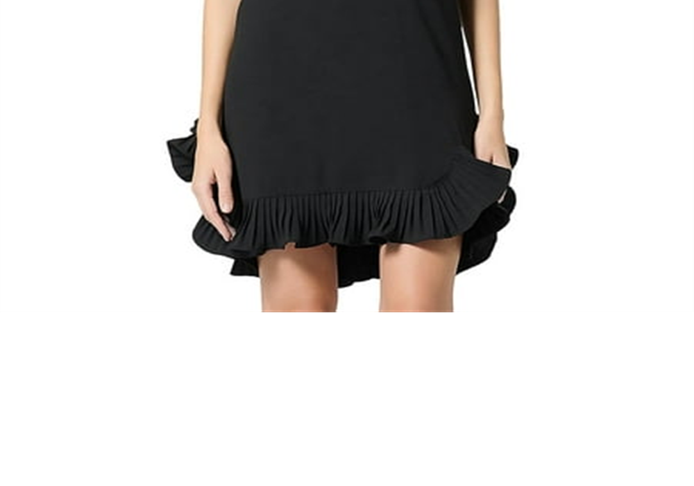 Vestido midi plissado Gracia feminino, preto, tamanho M