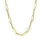 14K Yellow Gold Bold Paperclip Chain (4.2 mm)