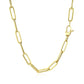 14K Yellow Gold Bold Paperclip Chain (4.2 mm)