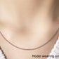 14k White Gold Round Cable Link Chain 1.5mm