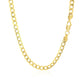 4.4mm 10k Yellow Gold Curb Chain