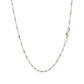 14k White Gold Singapore Chain 1.5mm