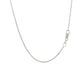 14k White Gold Diamond Cut Rolo Chain 1.1mm