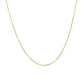 14k Yellow Gold Diamond Cut Cable Link Chain 0.8mm