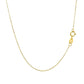 14k Yellow Gold Diamond Cut Cable Link Chain 0.8mm