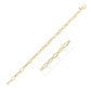14k Yellow Gold High Polish Hexagon Link Chain (5.0mm)
