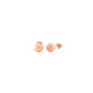 14k Rose Gold Classic Round Shape Stud Earrings (6.0 mm)