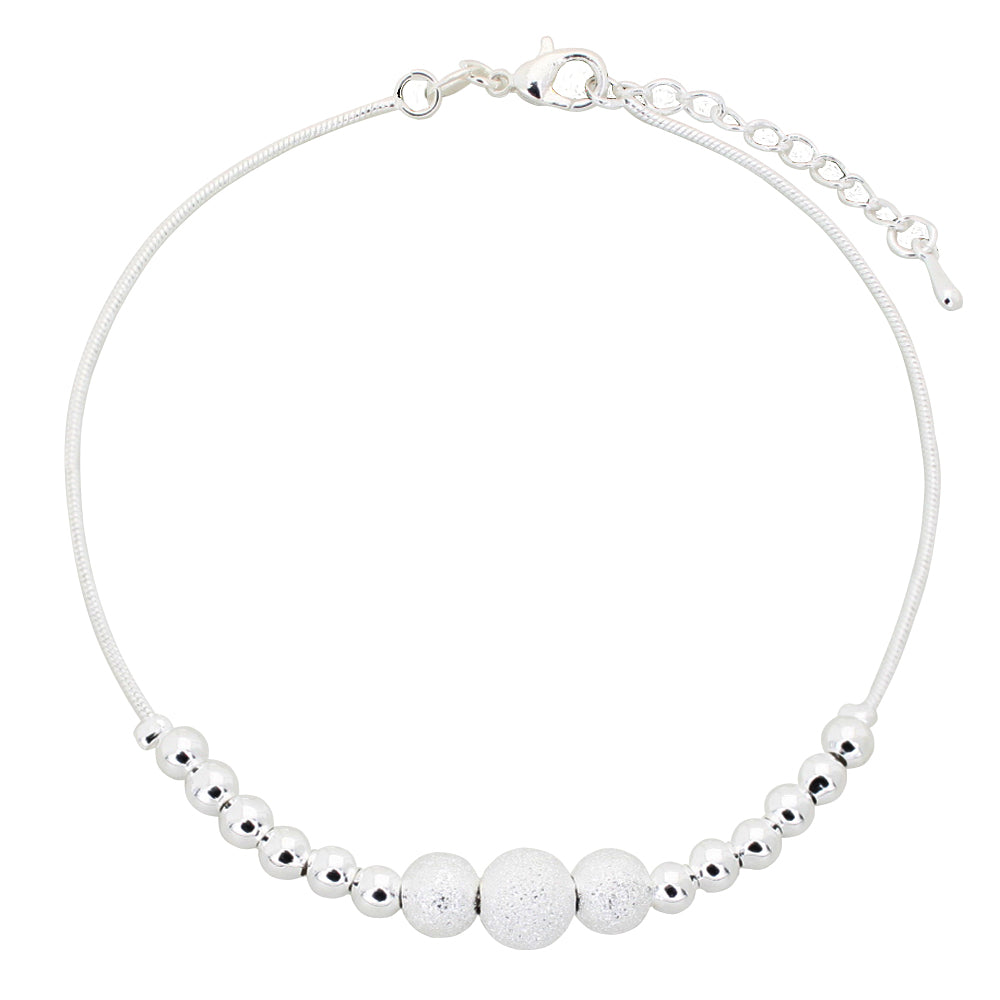 Tornozeleira de contas de formatura