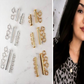 Colar com fecho em camadas de ouro 14K e esterlina (conjunto de 4 peças)