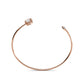 Pulseira Swarovski Crystal Crown em ouro rosa 18K
