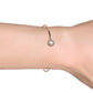 Pulseira Swarovski Crystal Crown em ouro rosa 18K