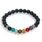 Pulseiras de pedras preciosas genuínas para cura de chakras Amy e Annette 7