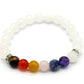 Pulseiras de pedras preciosas genuínas para cura de chakras Amy e Annette 7