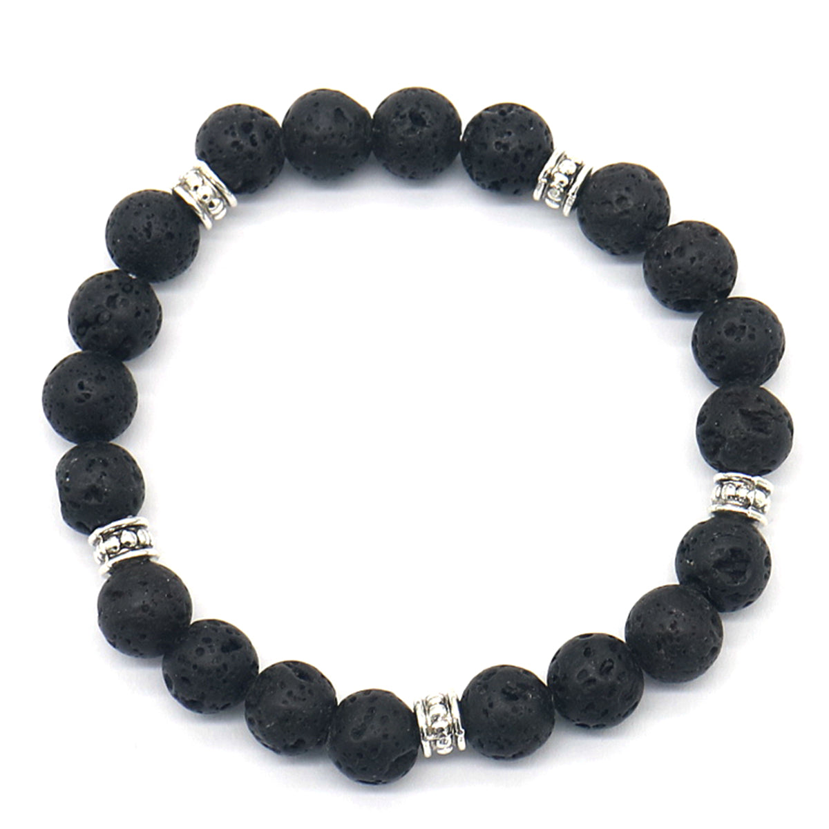 Pulseira de cura com pedra preciosa de ônix genuína