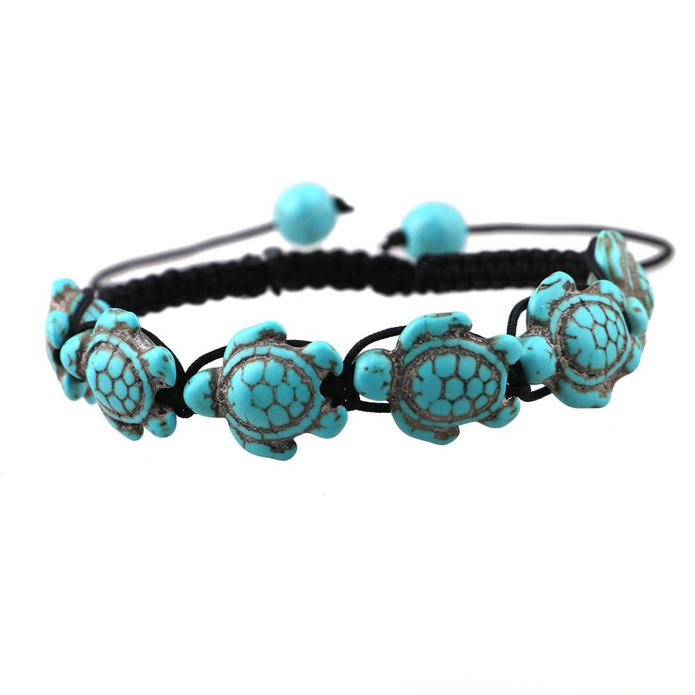 Pulseira de tartaruga marinha havaiana genuína