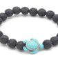 Pulseira de tartaruga marinha havaiana genuína