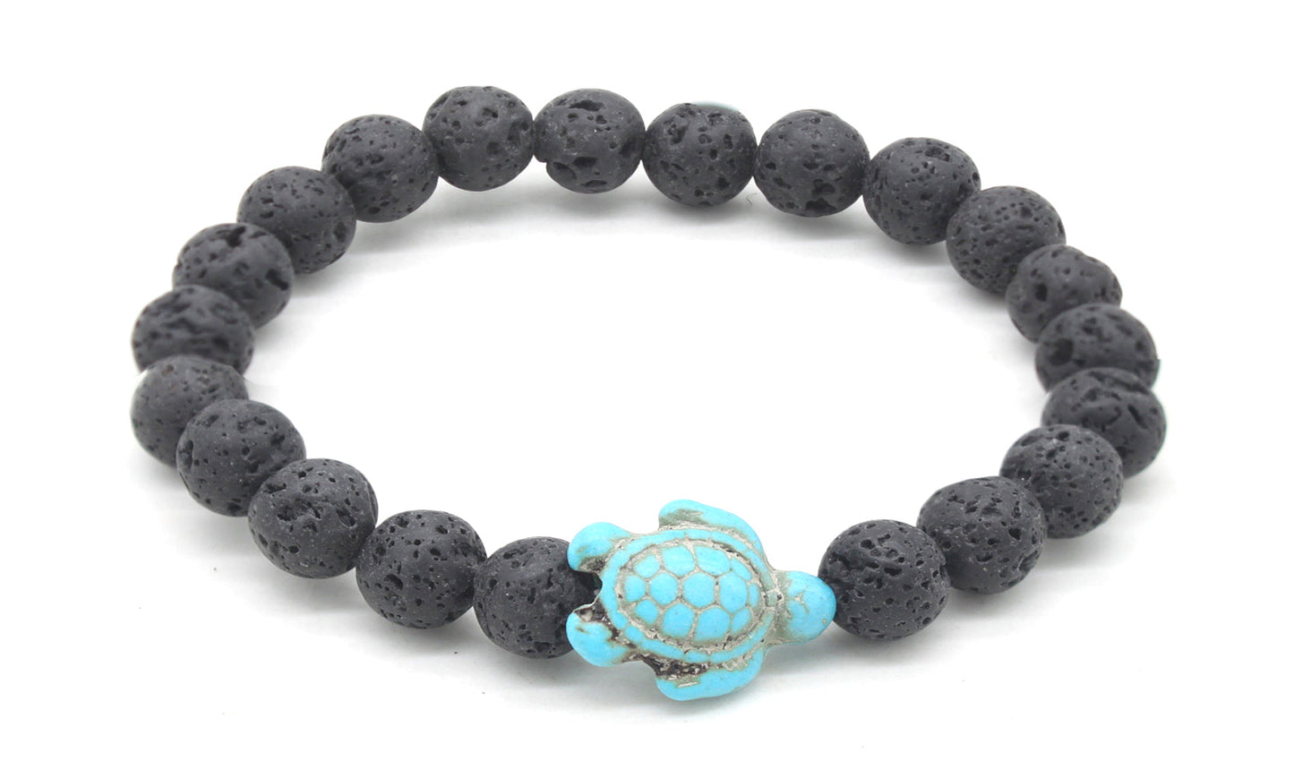 Pulseira de tartaruga marinha havaiana genuína