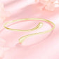 Pulseira de gota d'água de ouro 18K