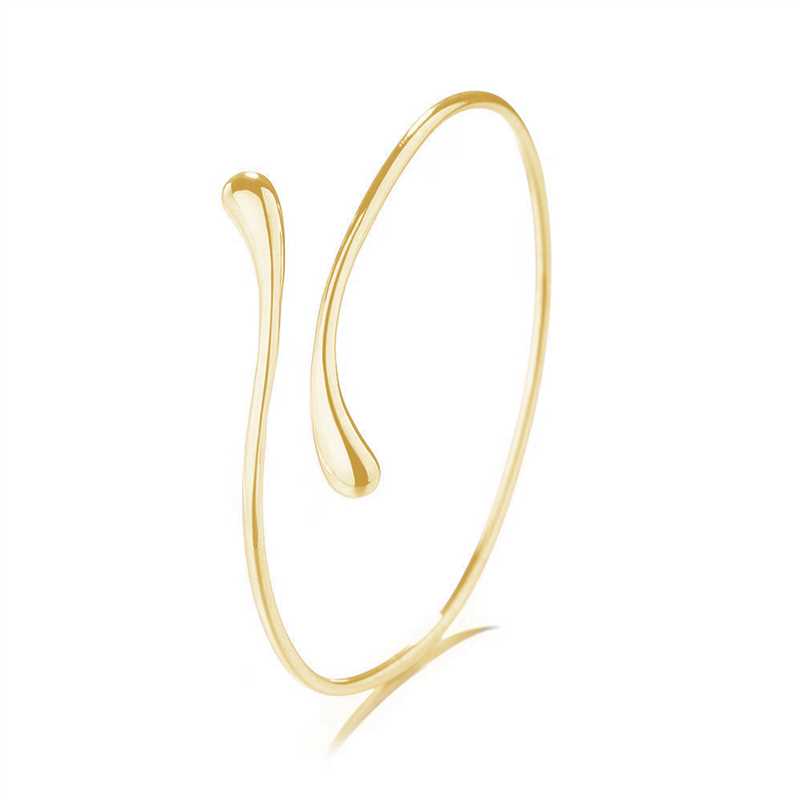 Pulseira de gota d'água de ouro 18K